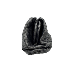 Bottega Veneta The Pouch Clutch Black Intrecciato