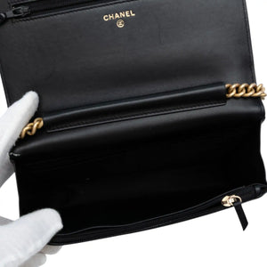 Chanel WoC Boy Black Chevron Calfskin Gold