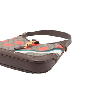 Gucci Polka Dot Jackie 1961 Small GG Supreme Canvas