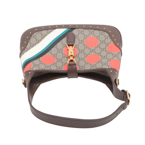 Gucci Polka Dot Jackie 1961 Small GG Supreme Canvas