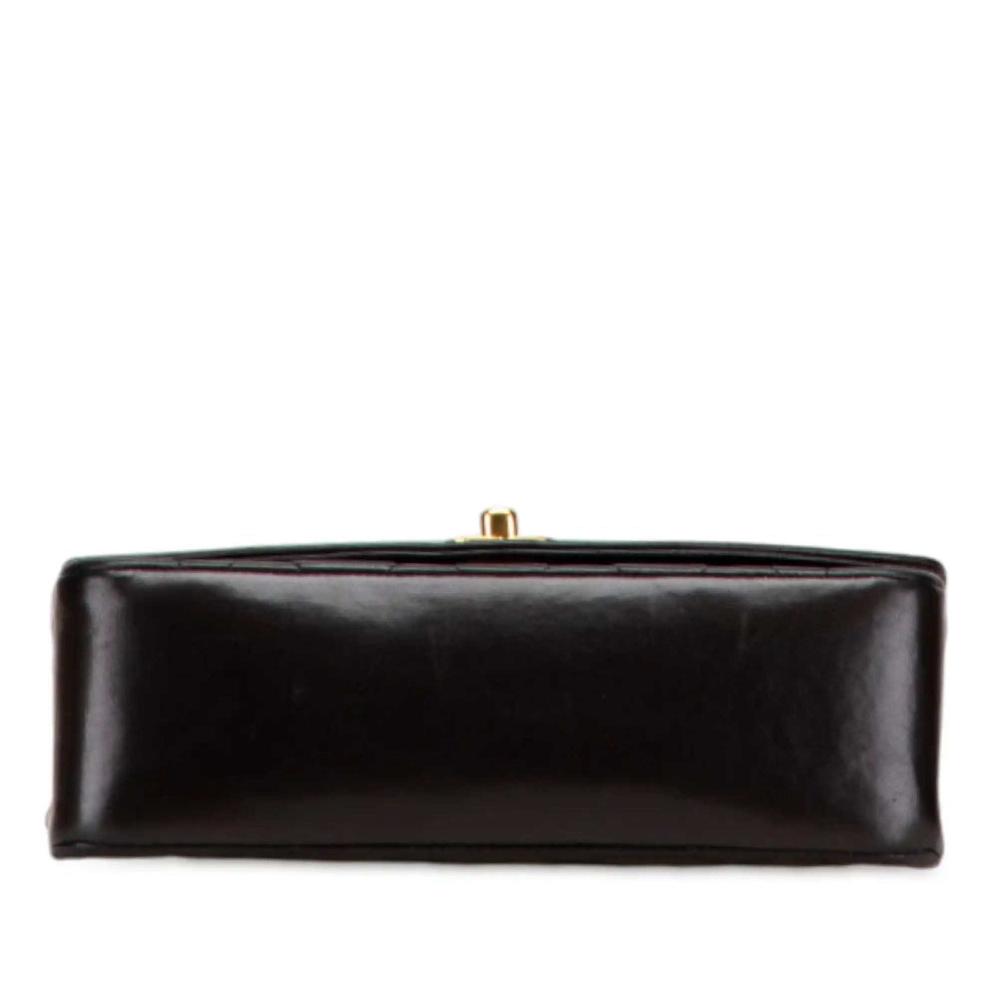 Chanel Diana Small Black Lambskin Gold
