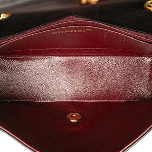 Chanel Diana Small Black Lambskin Gold