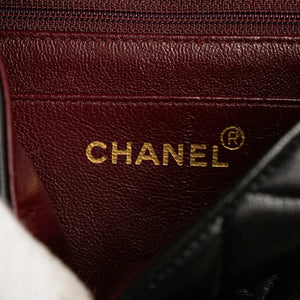 Chanel Diana Small Black Lambskin Gold