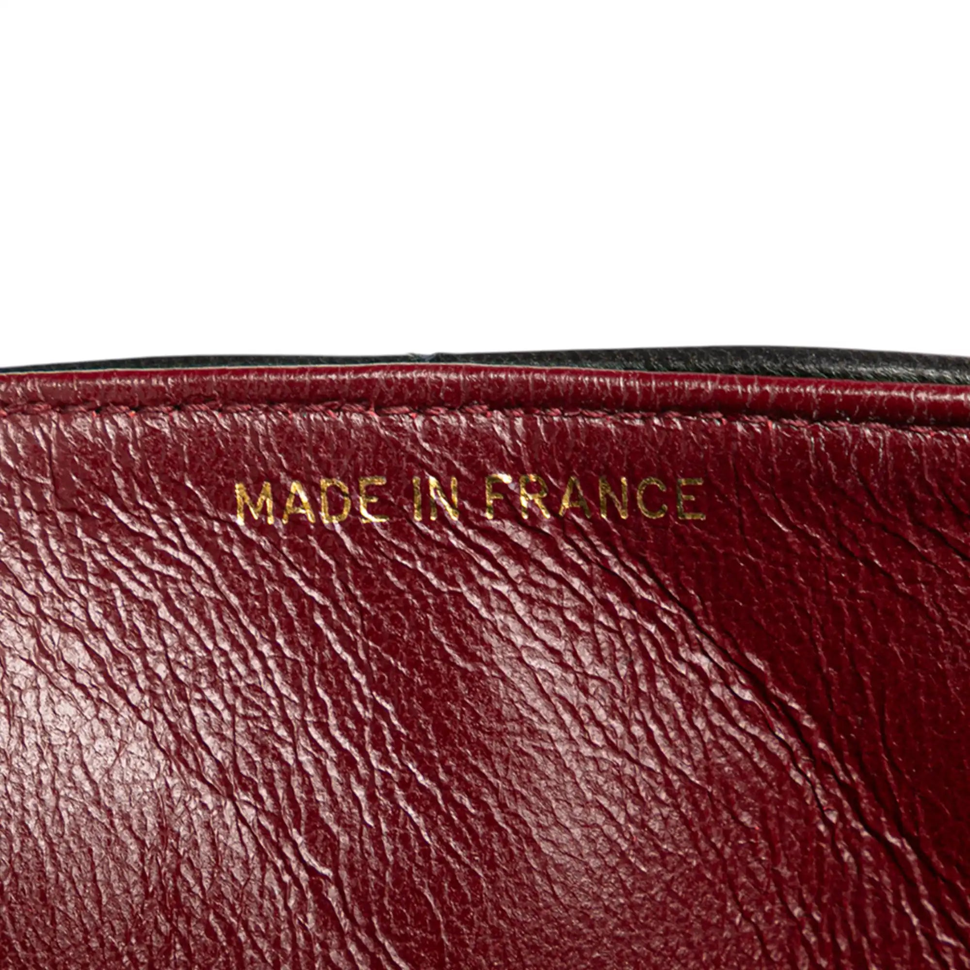 Chanel Diana Small Black Lambskin Gold