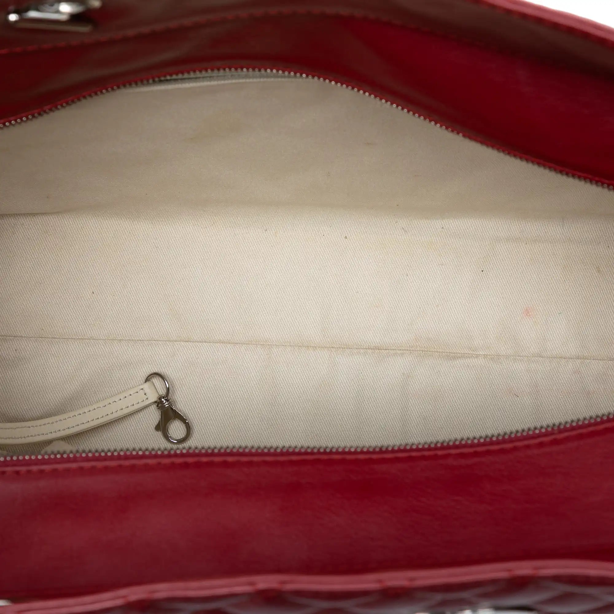 Chanel In The Business Shopping Tote Large Red Calfskin