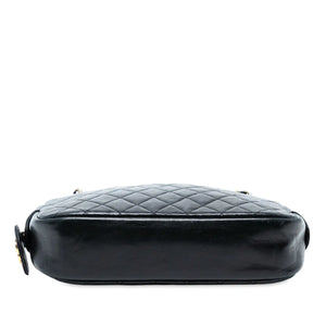 Chanel Camera Bag Black Lambskin Gold