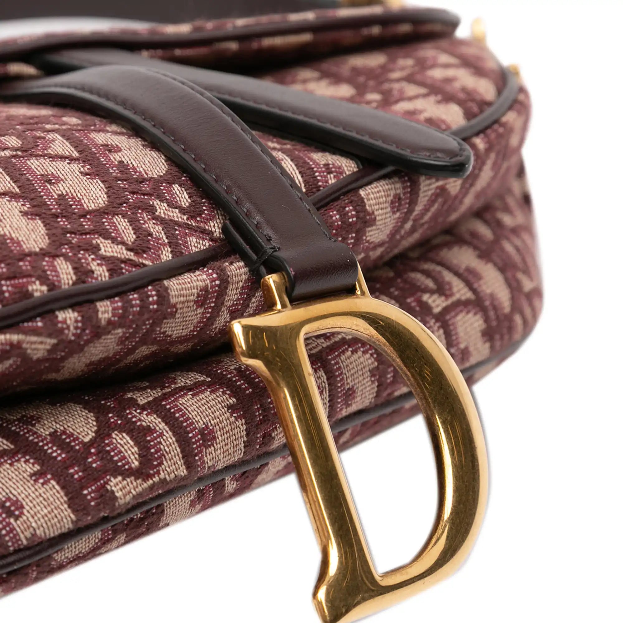 Dior Saddle Bag Medium Red Oblique Canvas