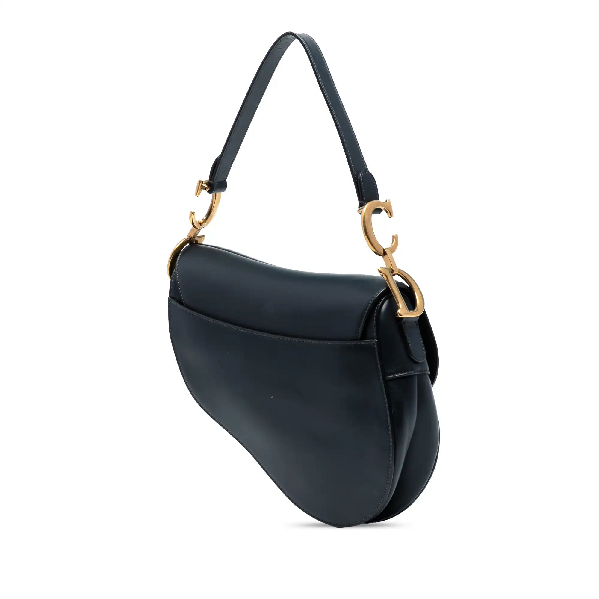 Dior Saddle Bag Medium Black Grained Calfskin