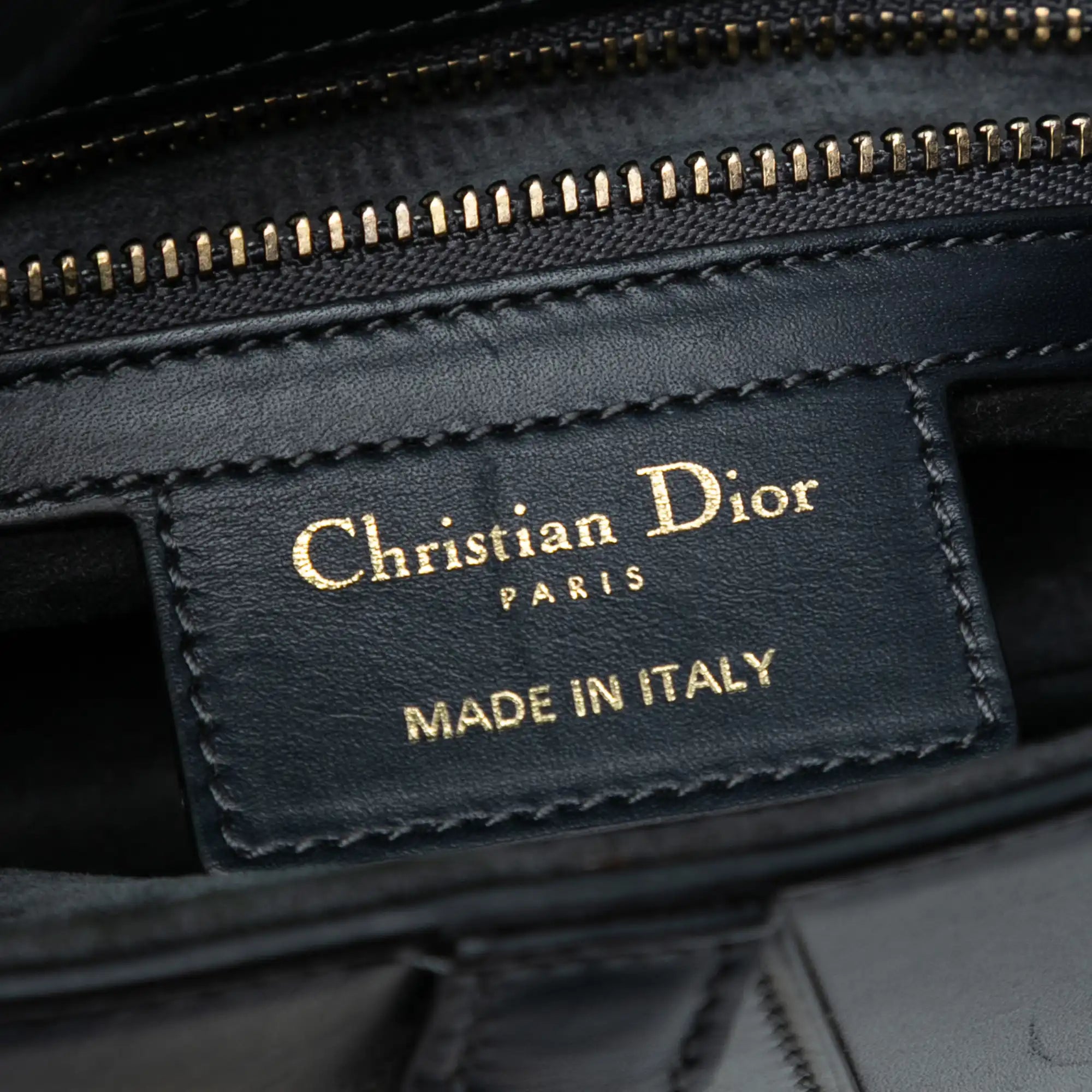 Dior Saddle Bag Medium Black Grained Calfskin