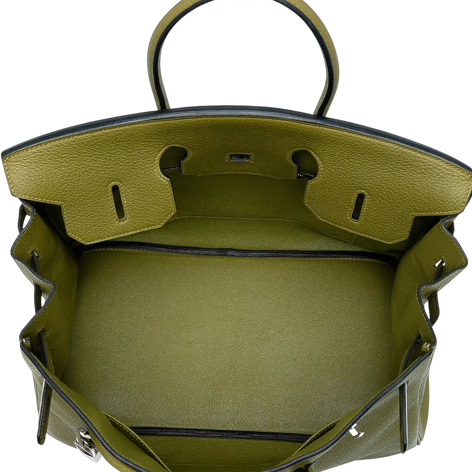 Hermès Birkin 35 Vert Chartreuse Retourne Togo Palladium