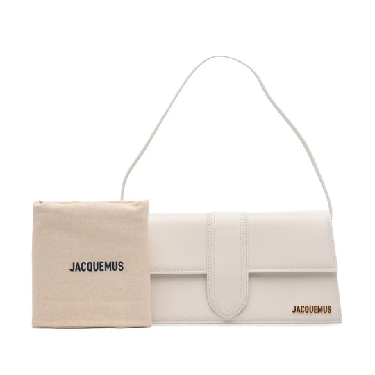 Jacquemus Le Bambino Long White Leather