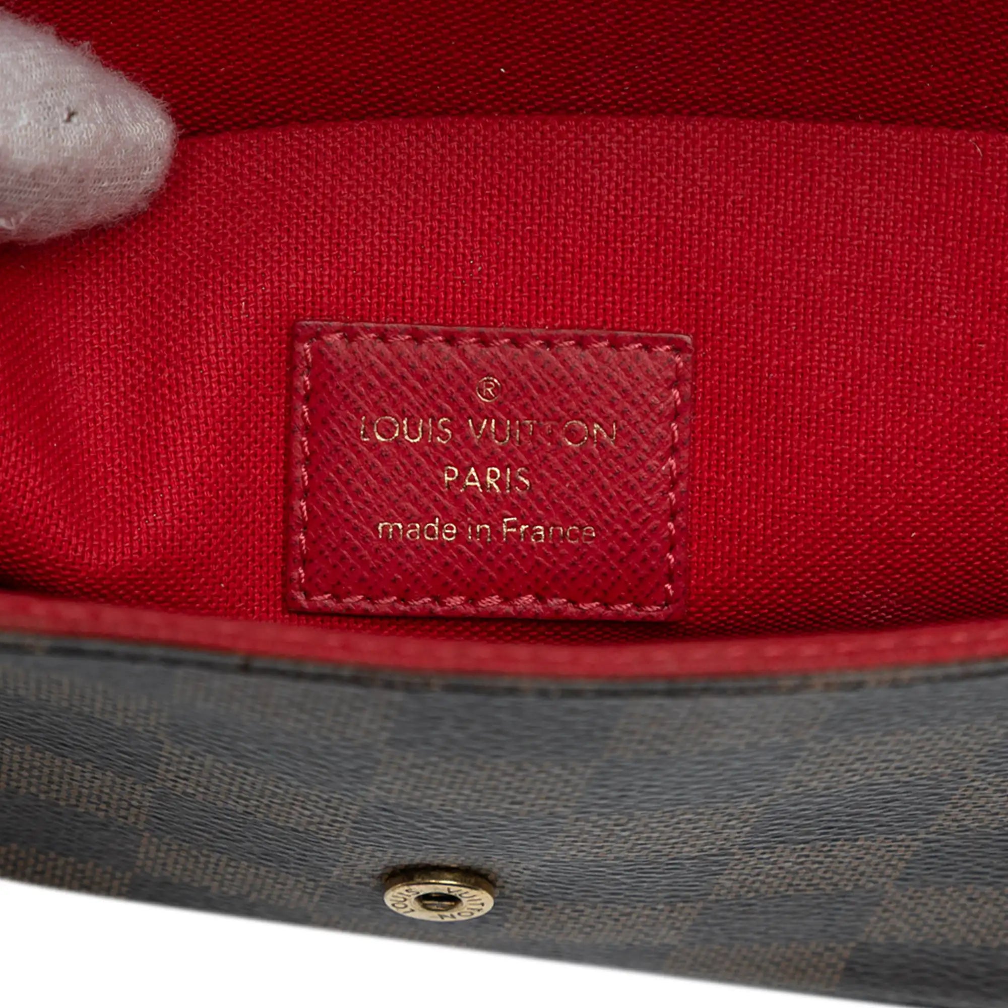 Louis Vuitton Pochette Félicie Damier Ebene Canvas