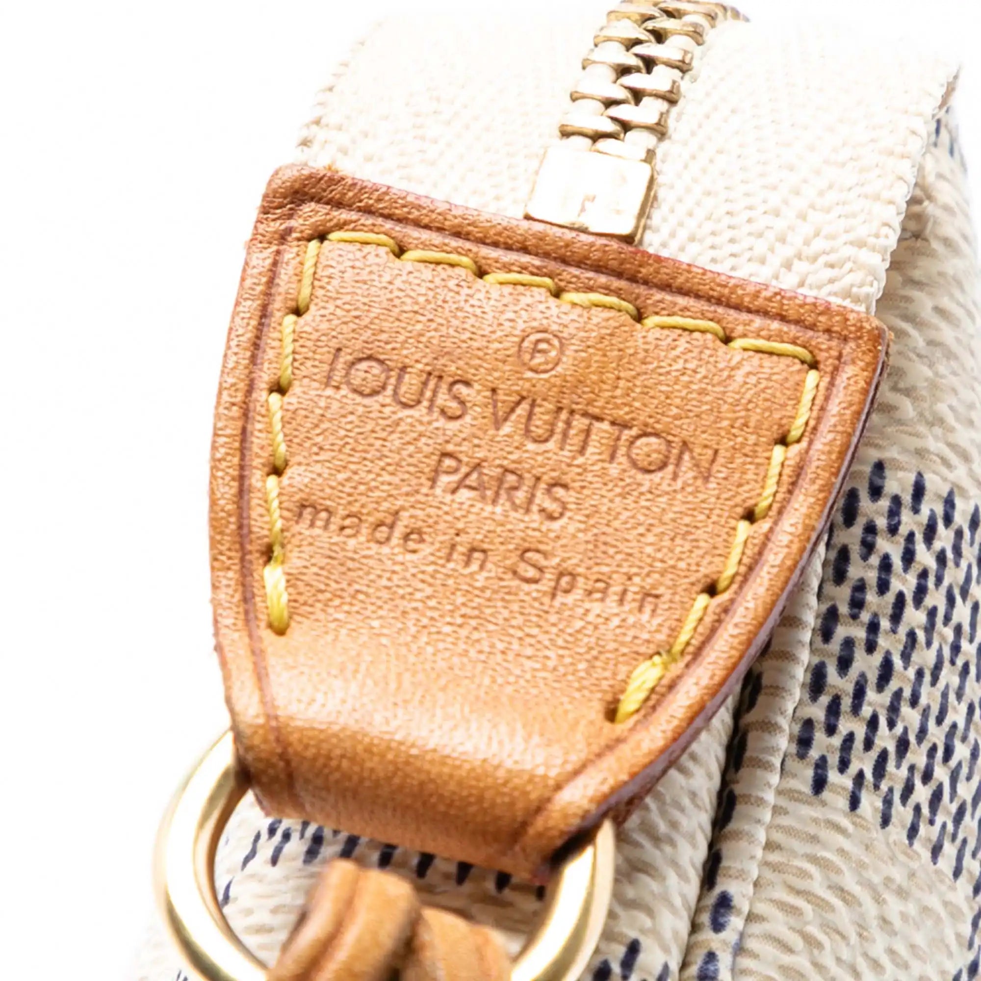 Louis Vuitton Pochette Accessoires Damier Azur Canvas