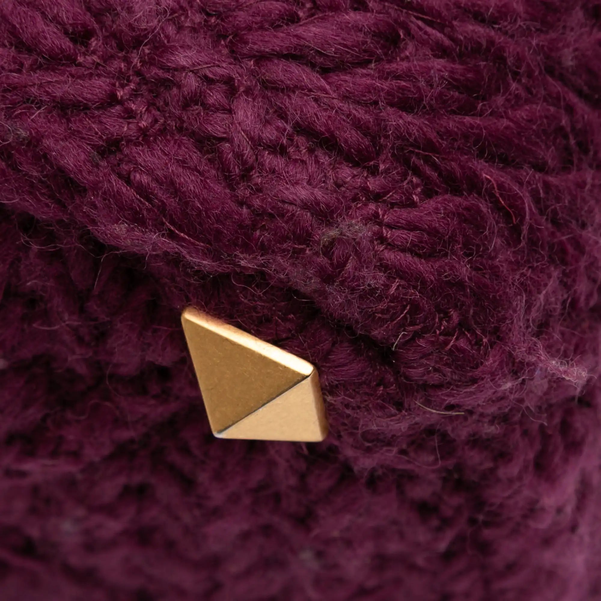 Valentino RomanStud Large Purple Knit