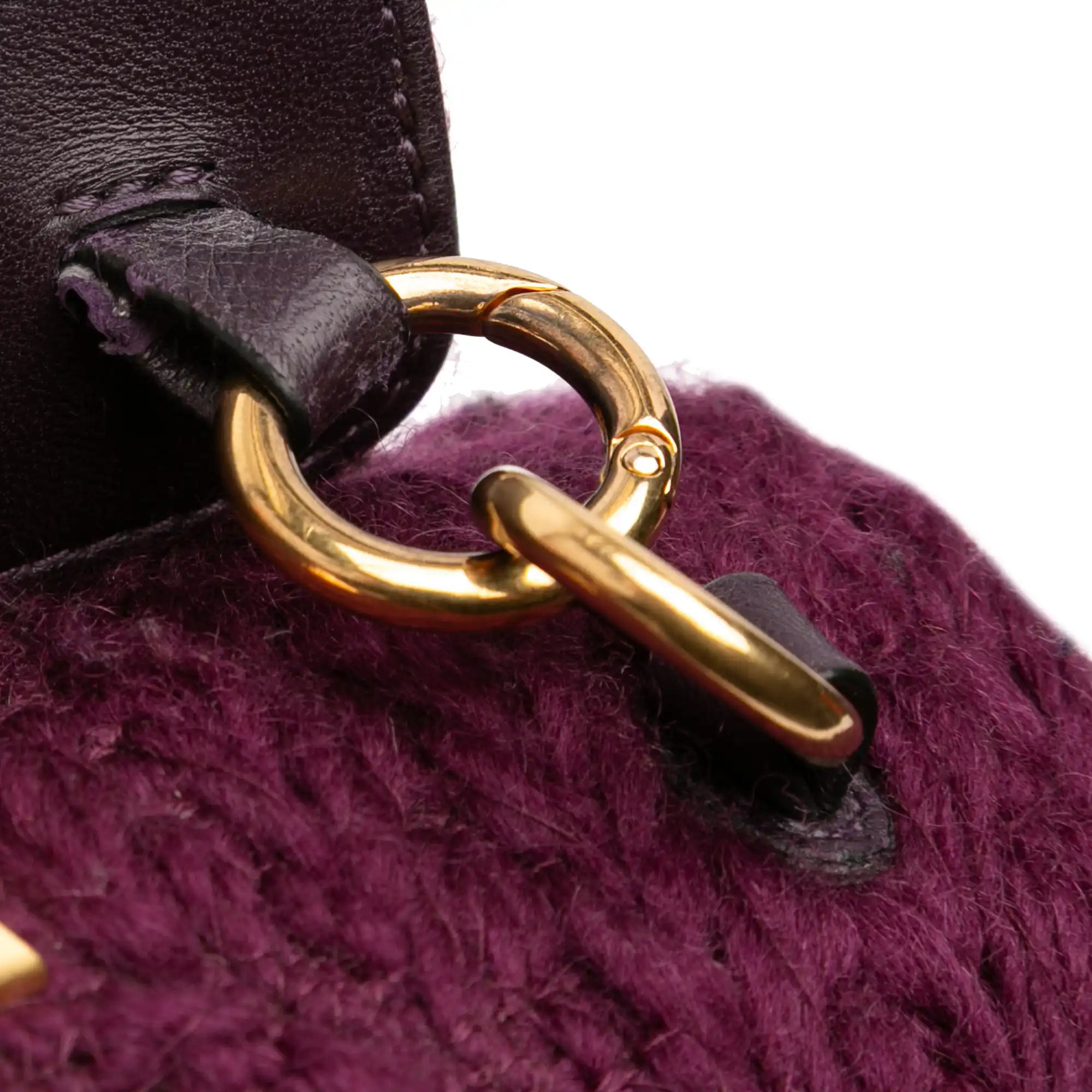 Valentino RomanStud Large Purple Knit