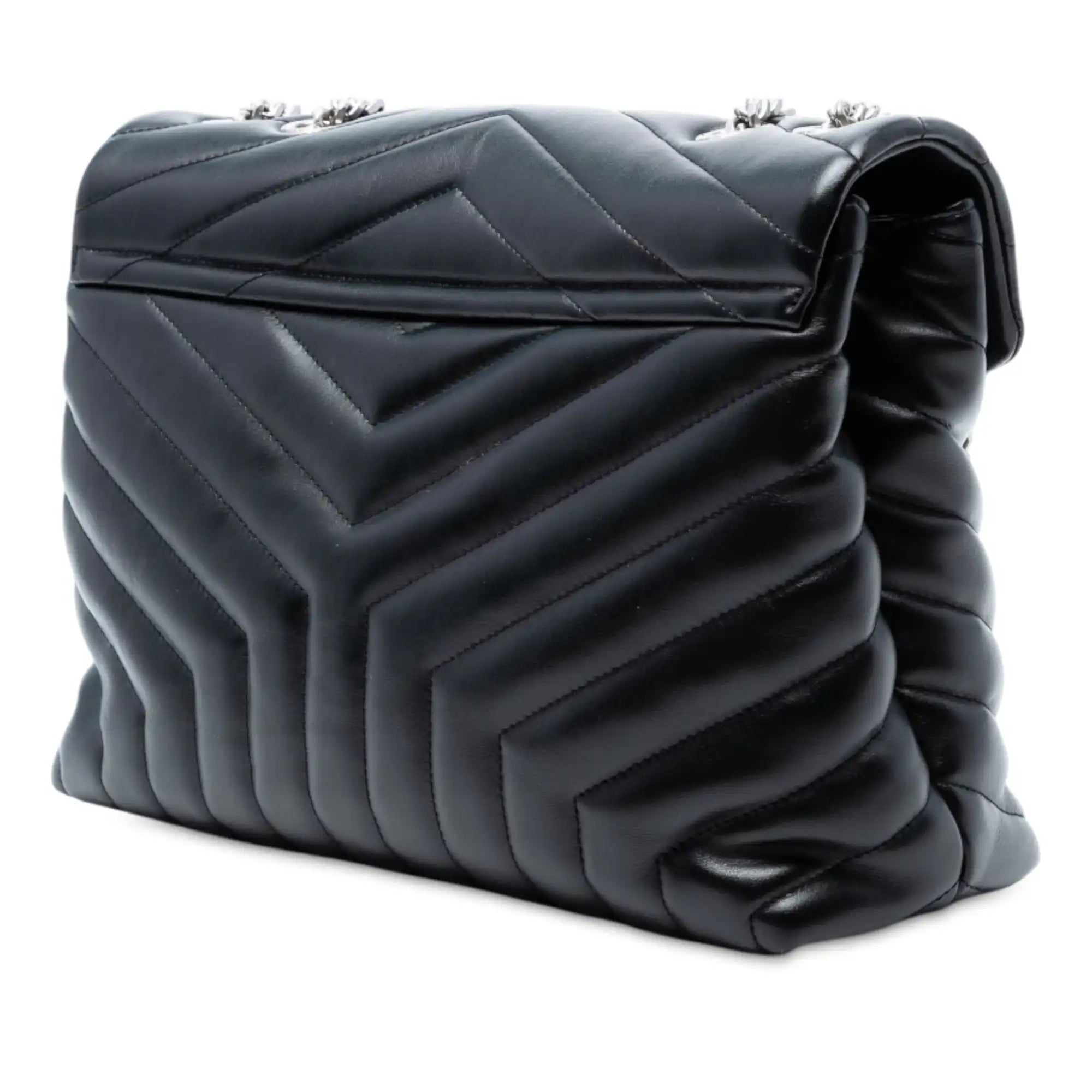 Yves Saint Laurent LouLou Medium Black Silver