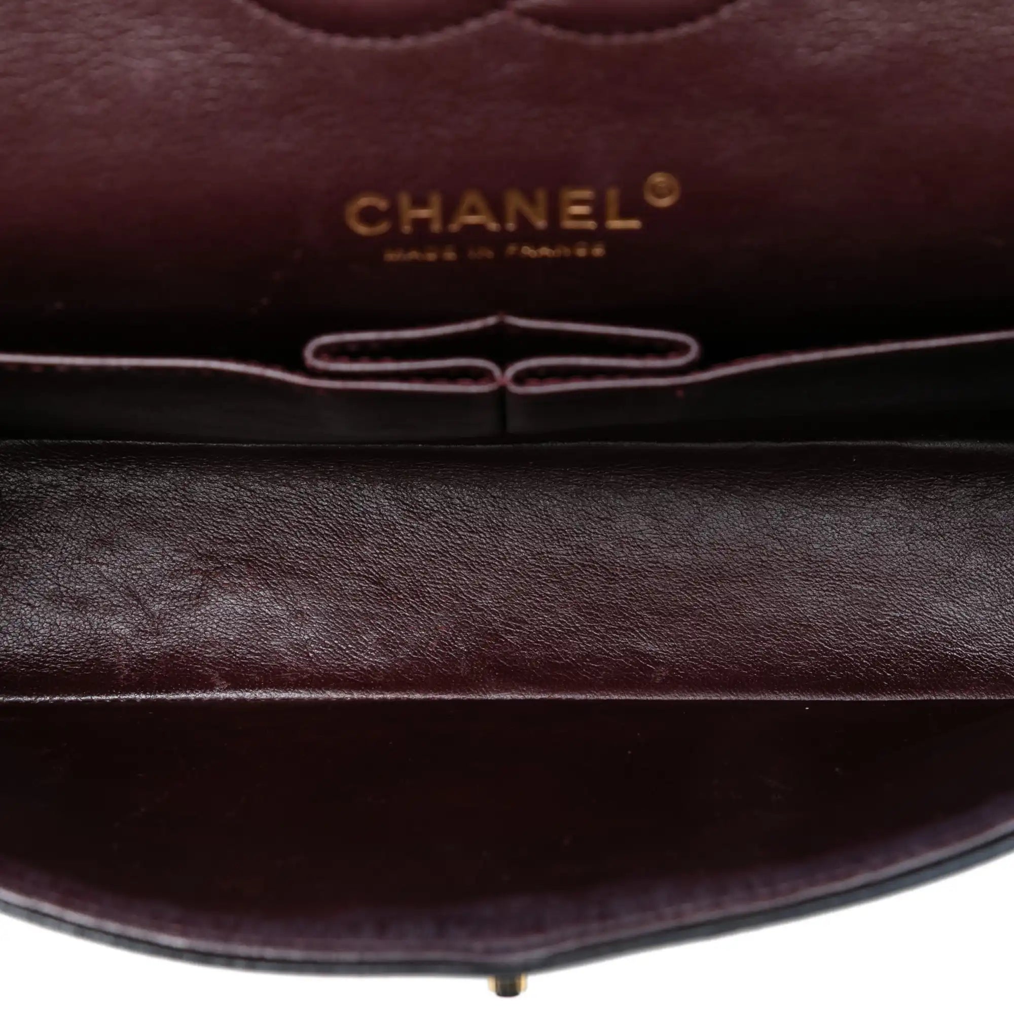 Chanel Classic Double Flap Medium Black Lambskin Gold