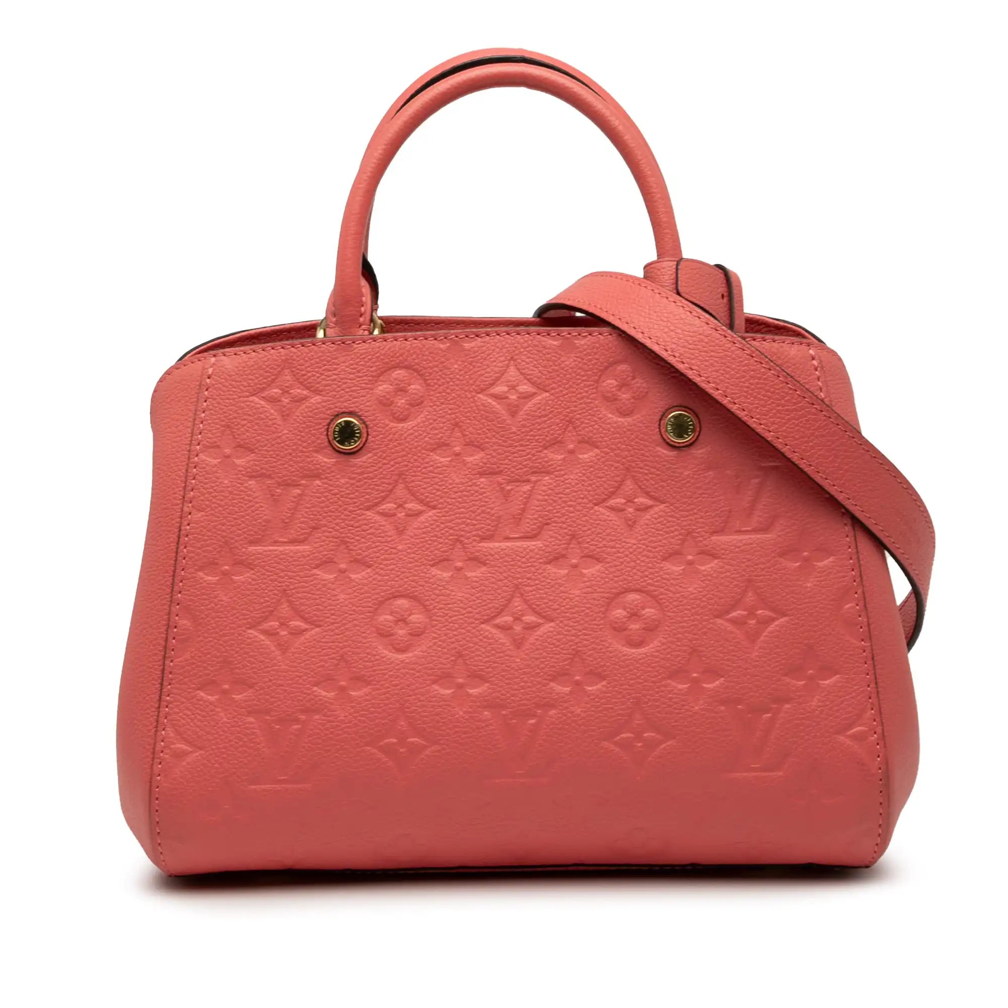 Louis Vuitton Montaigne BB Pink Monogram Empreinte