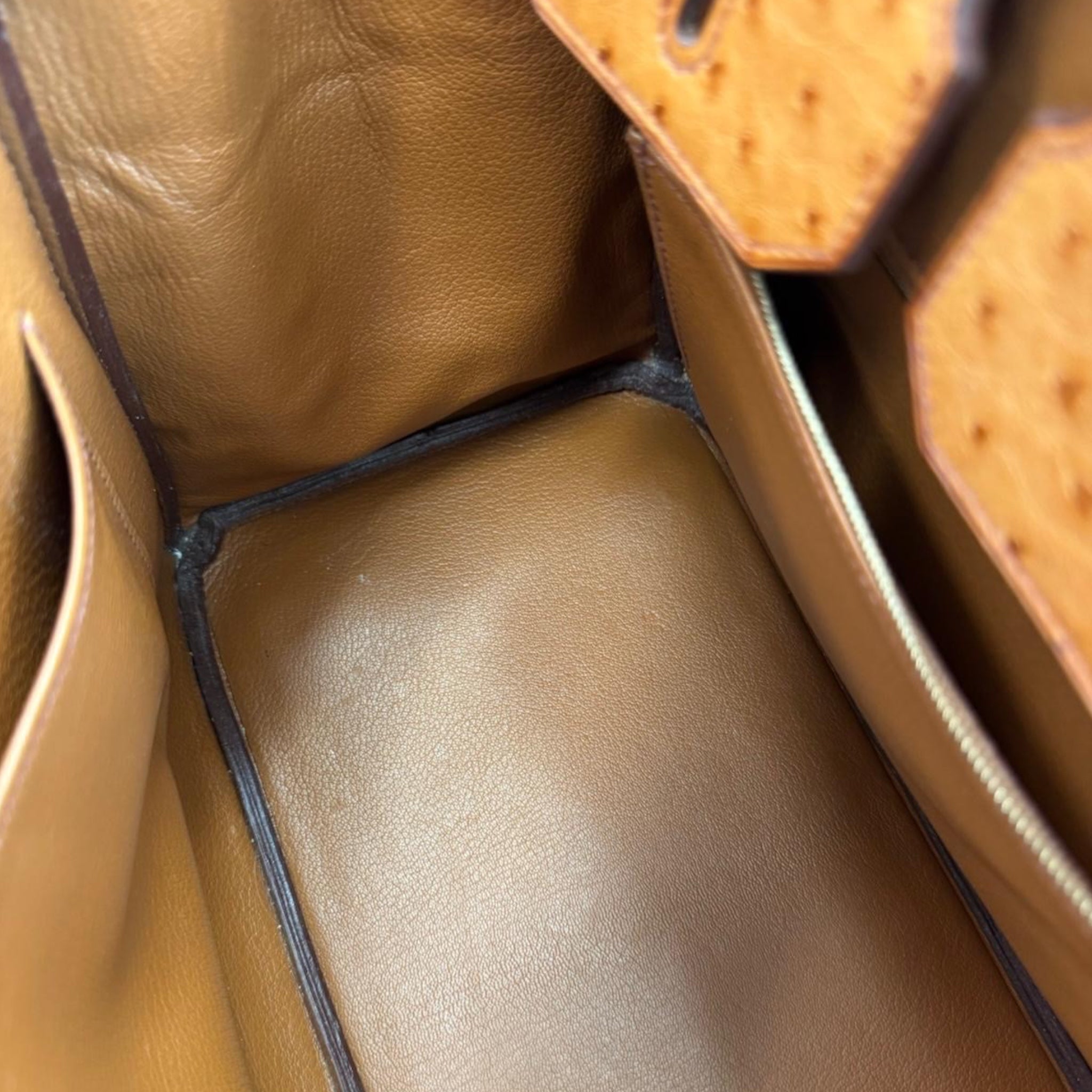 Hermès Birkin 35 Ostrich Cognac Gold