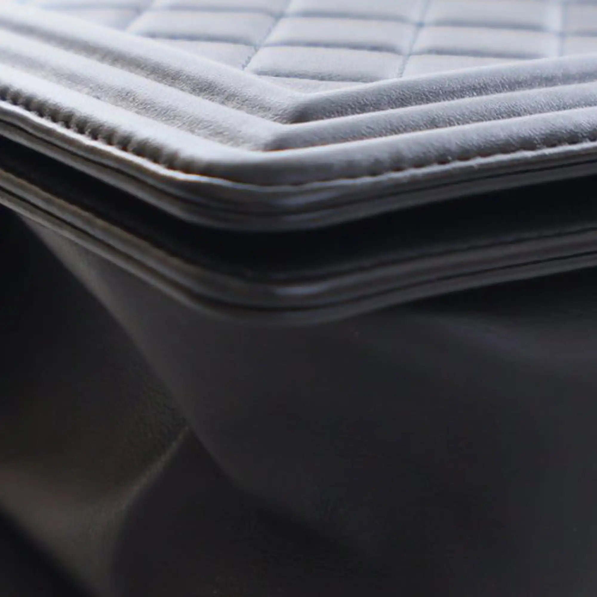 Chanel Boy Bag Old Medium Black Lambskin Ruthenium