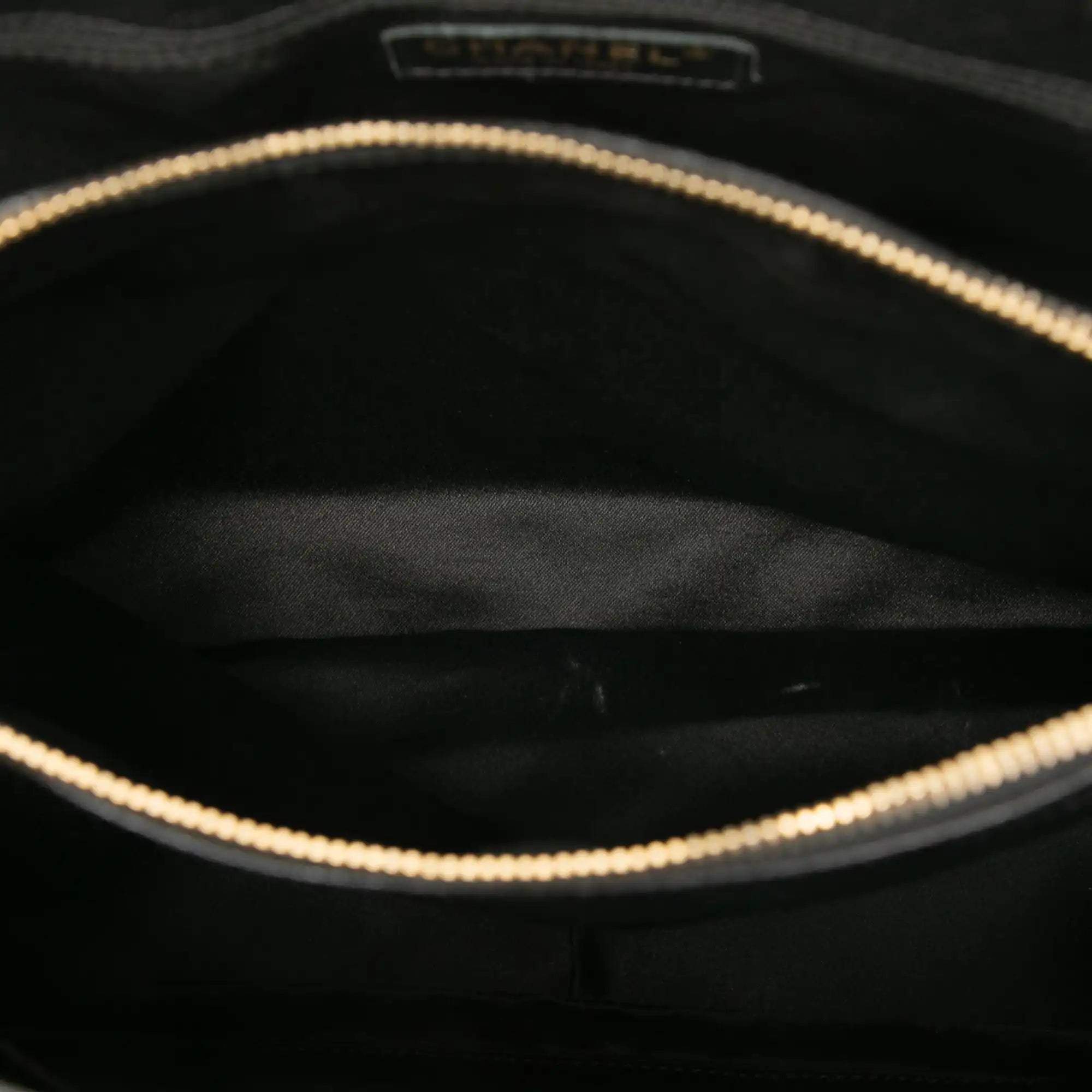 Chanel GST Black Caviar Gold