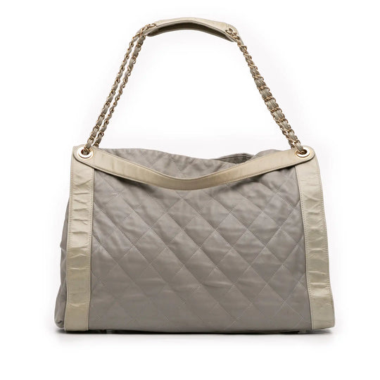 Chanel In the Mix Tote Bag Grey Lambskin