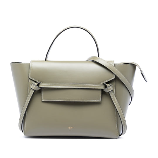 Celine Belt Bag Mini Grey Calfskin