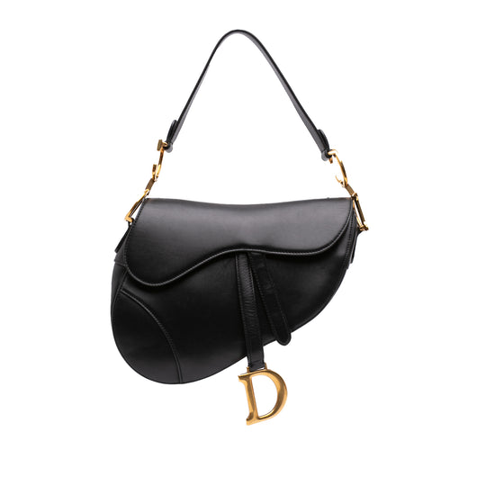 Dior Saddle Black Smooth Calfskin