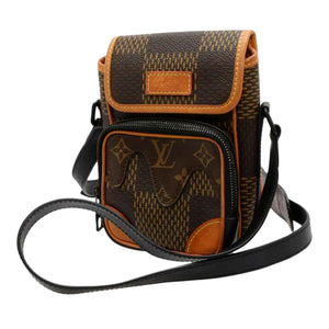 Louis Vuitton x Nigo Amazone Messenger Nano Monogramma Gigante Damier Ebene