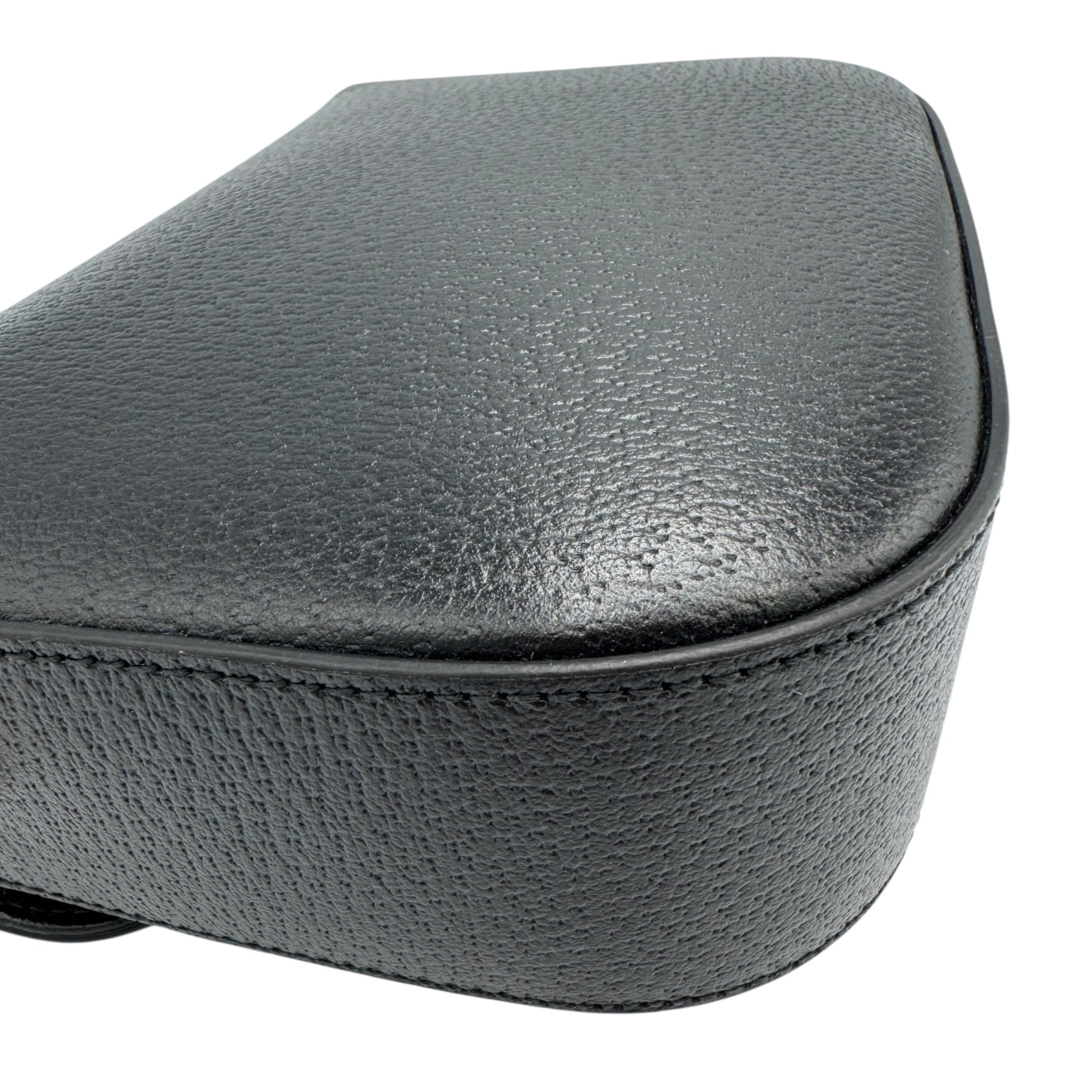 Gucci x Adidas Black Horsebit 1955 Shoulder Bag