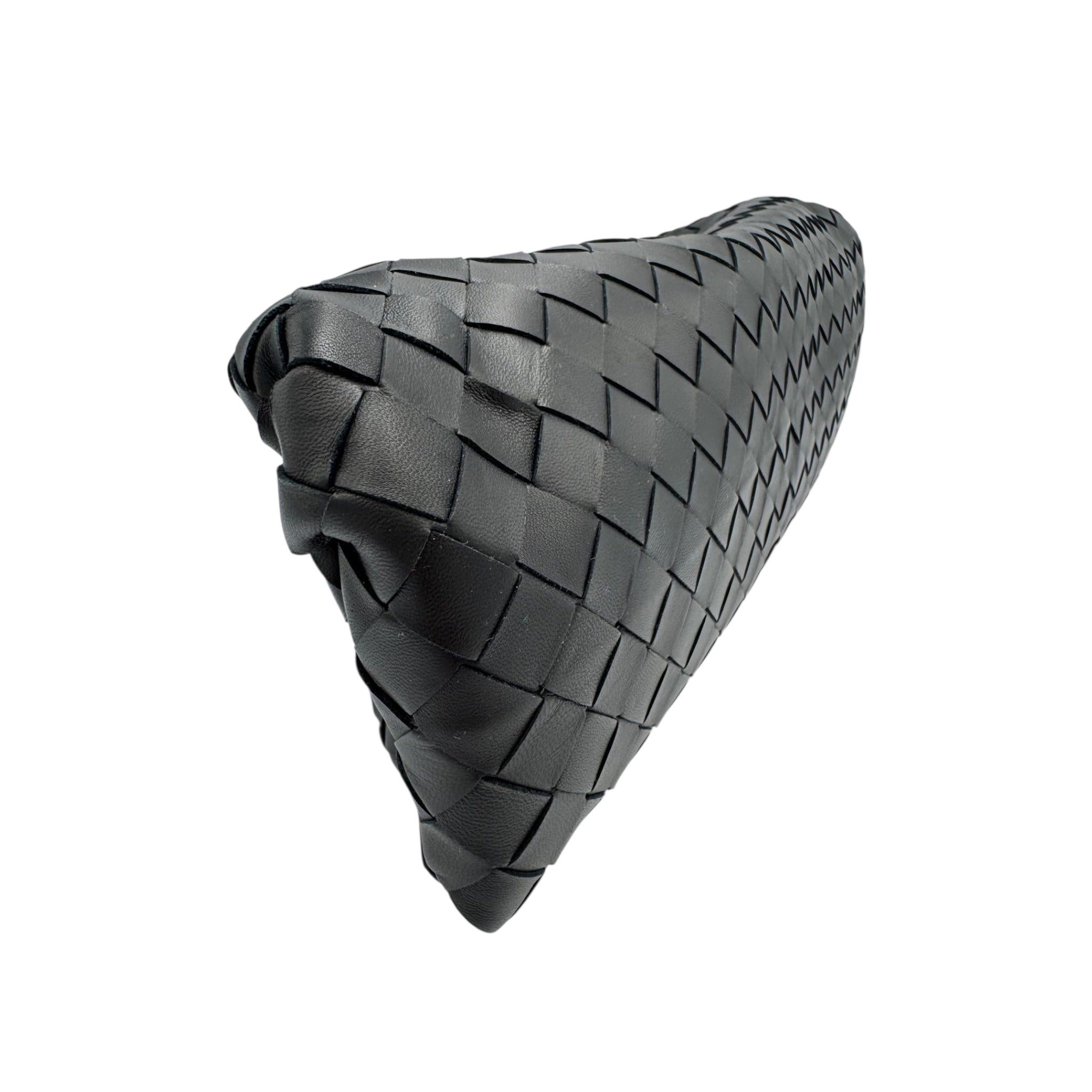 Bottega Veneta The Pouch Clutch Black Intrecciato