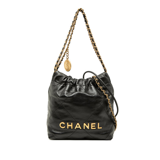 Chanel 22 Mini Black Calfskin