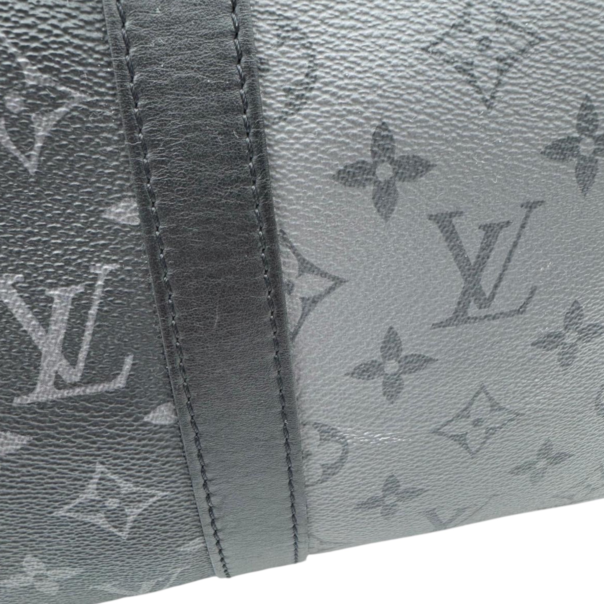 Louis Vuitton Keepall 50 Bandoulière Monogram Eclipse Canvas