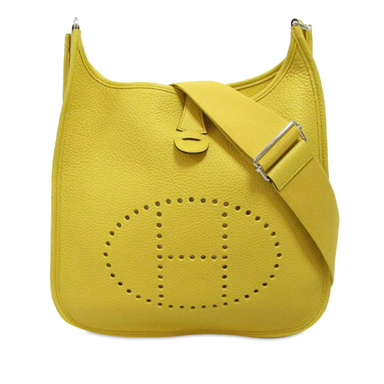 Hermès Evelyne III PM Yellow Clemence