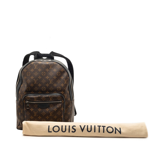 Louis Vuitton Josh Backpack Monogram Macassar Canvas
