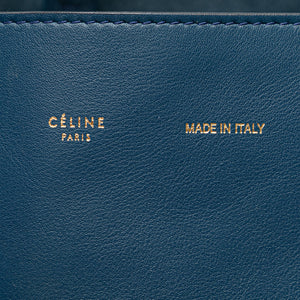 Celine Cabas Phantom Tote Bag Bicolor Suede