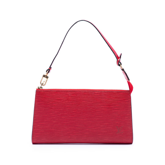Louis Vuitton Pochette Accessoires Red Epi