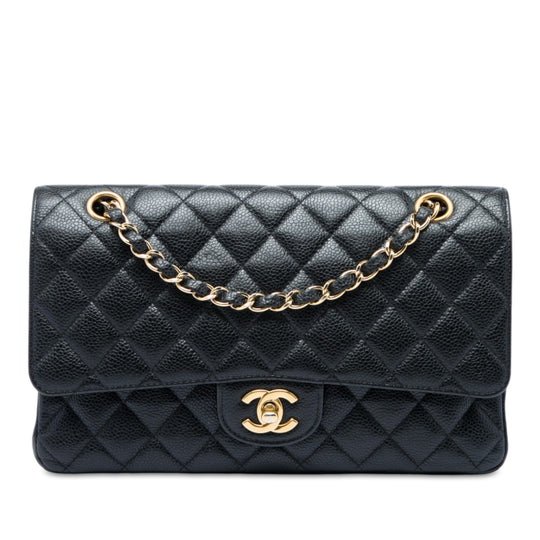 Chanel Classic Double Flap Medium Black Caviar