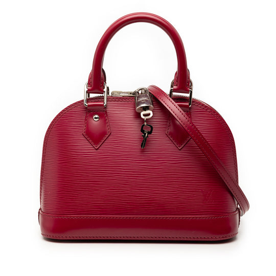 Louis Vuitton Alma BB Dark Pink Epi
