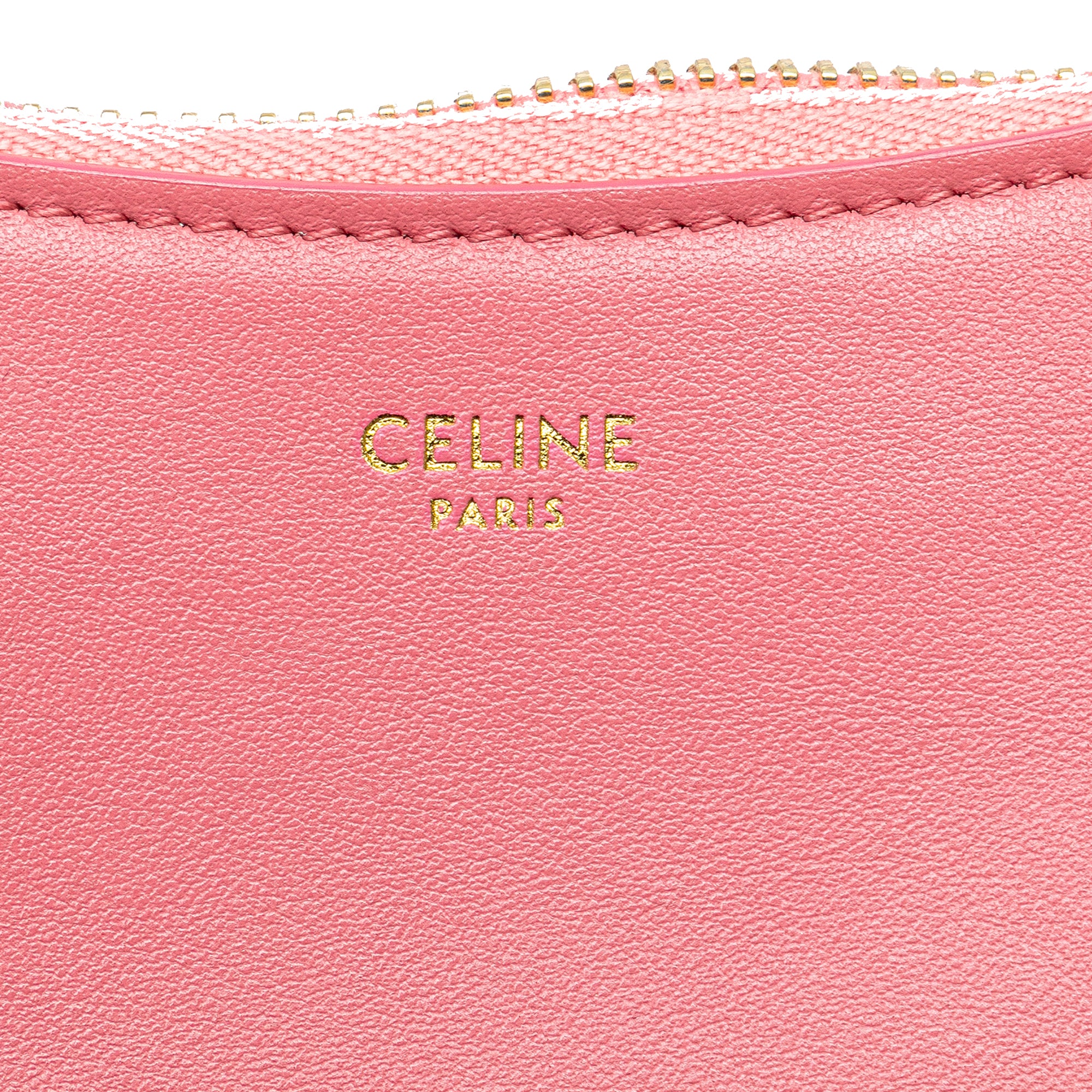 Celine Ava Shoulder Bag Pink Leather