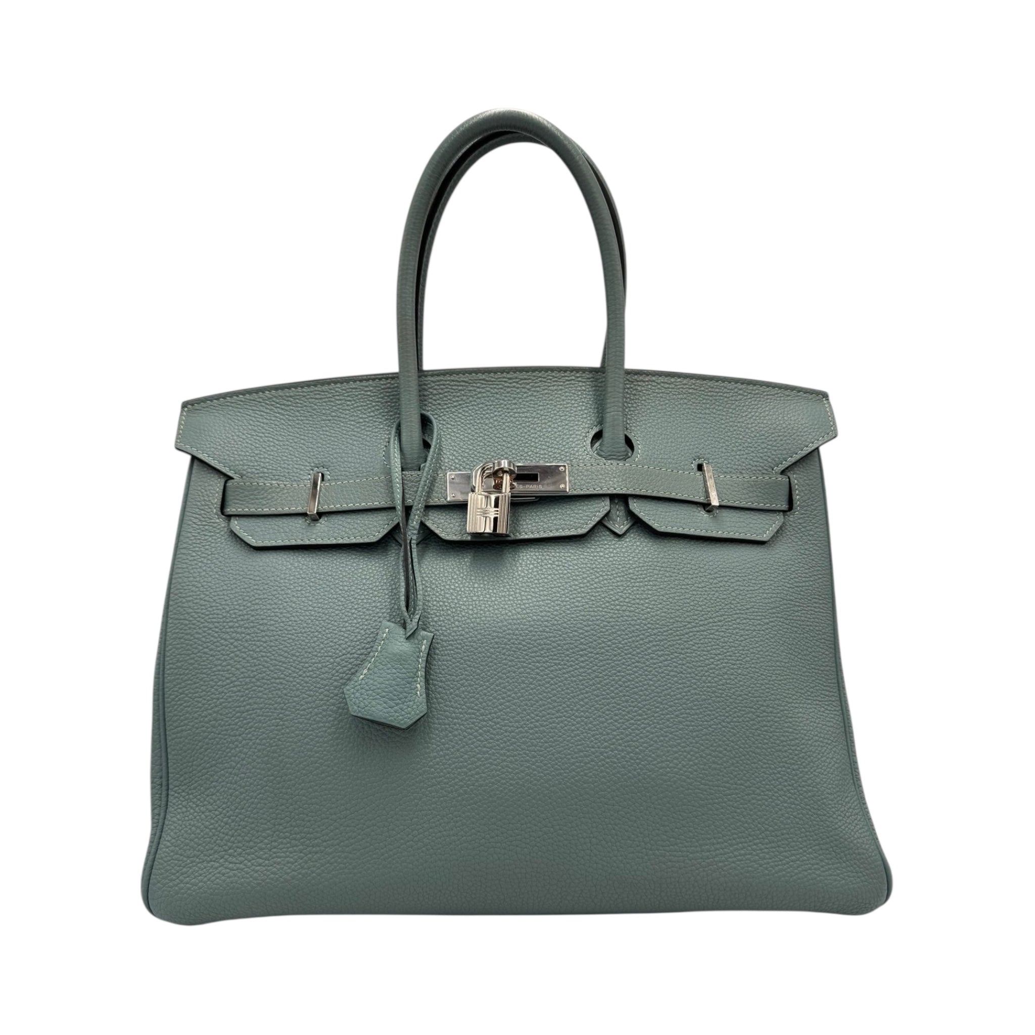Hermès Birkin 35 Togo Bleu Lin Palladium