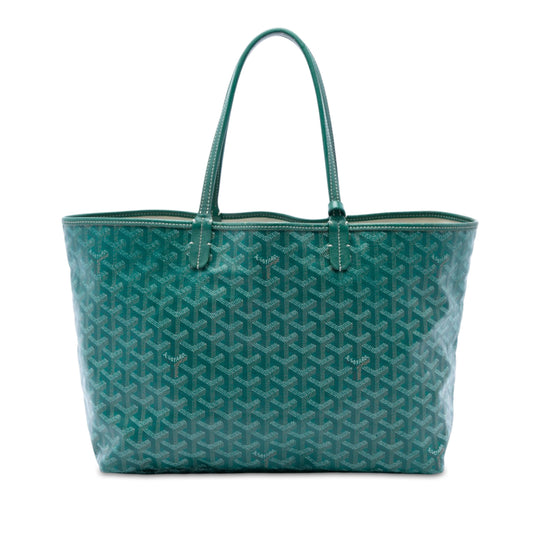 Goyard Saint Louis PM Green Coated Canvas