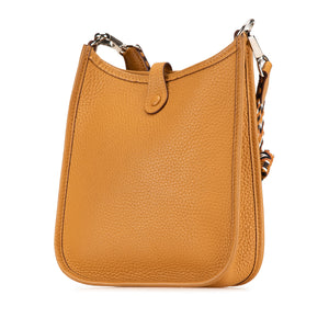 Hermès Evelyne Amazone 16 Yellow Brown Clemence