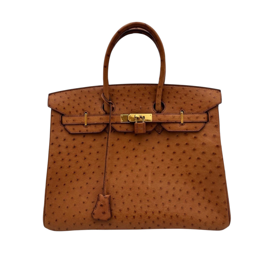 Hermès Birkin 30 olive vert autruche palladium