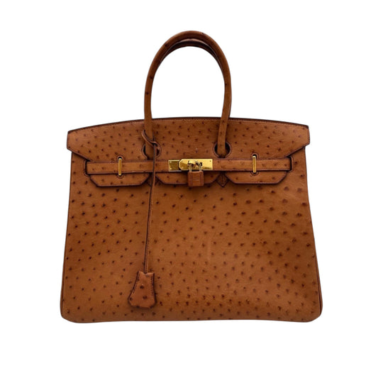 Hermès Birkin 30 olive vert autruche palladium
