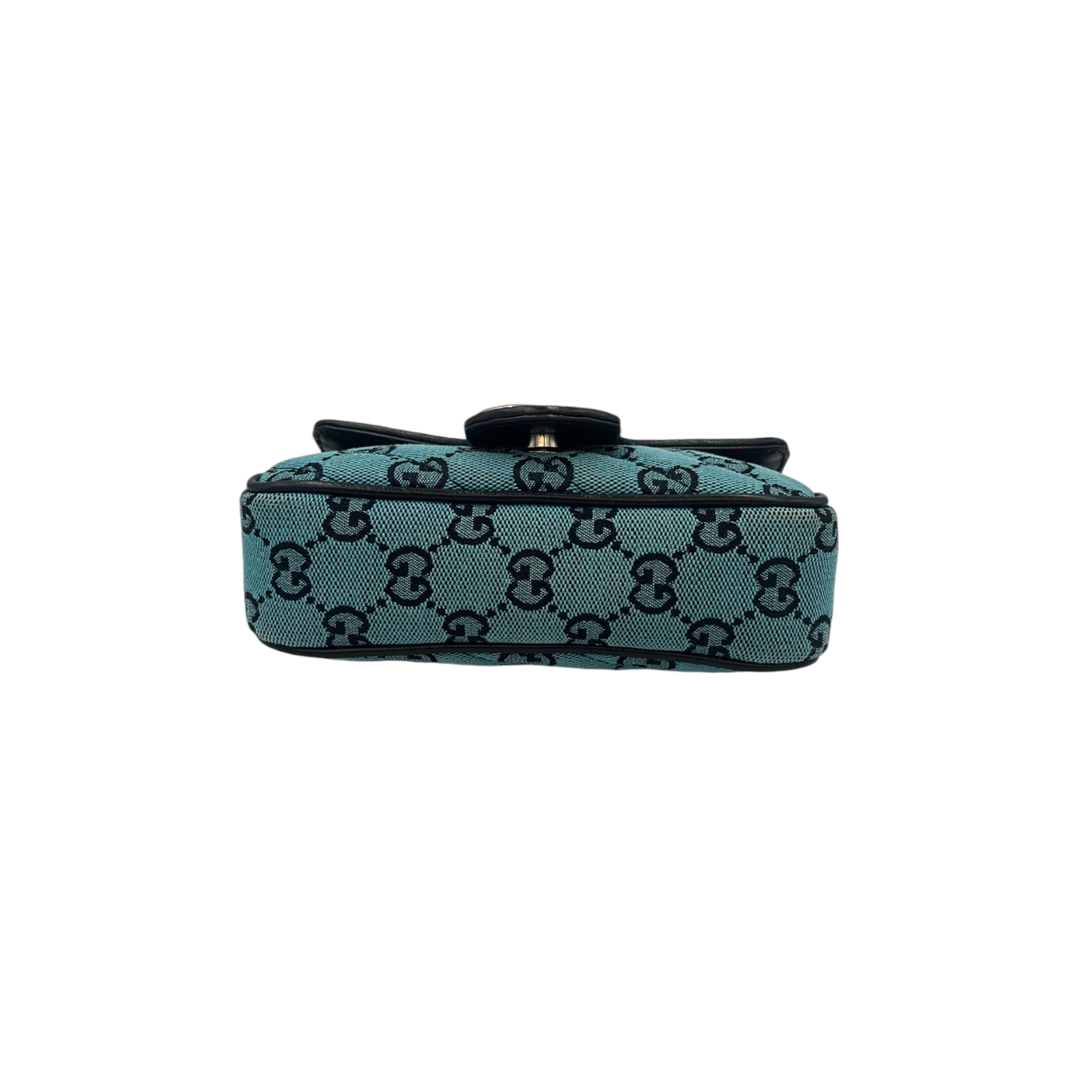 Gucci GG Marmont Super Mini Blue Canvas