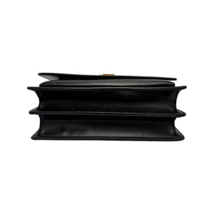 Yves Saint Laurent Sunset Medium Black Calfskin