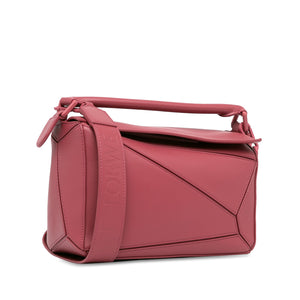 Loewe Puzzle Bag Small Pink Calfskin