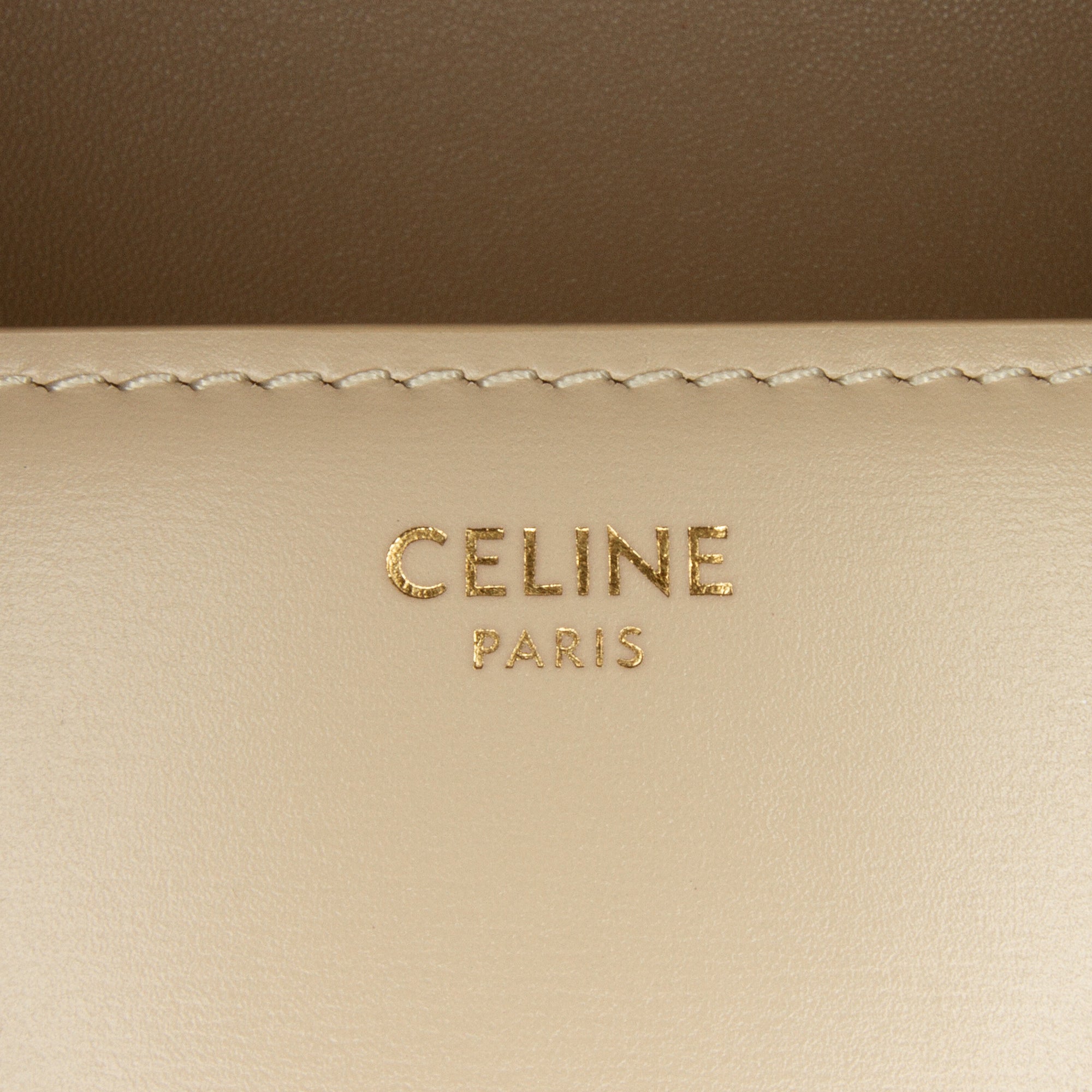 Celine Triomphe Crossbody Bag Large Brown