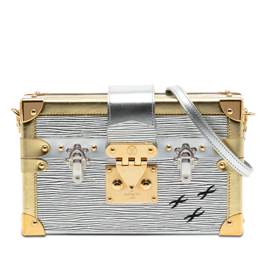Louis Vuitton Petite Malle Silver Epi